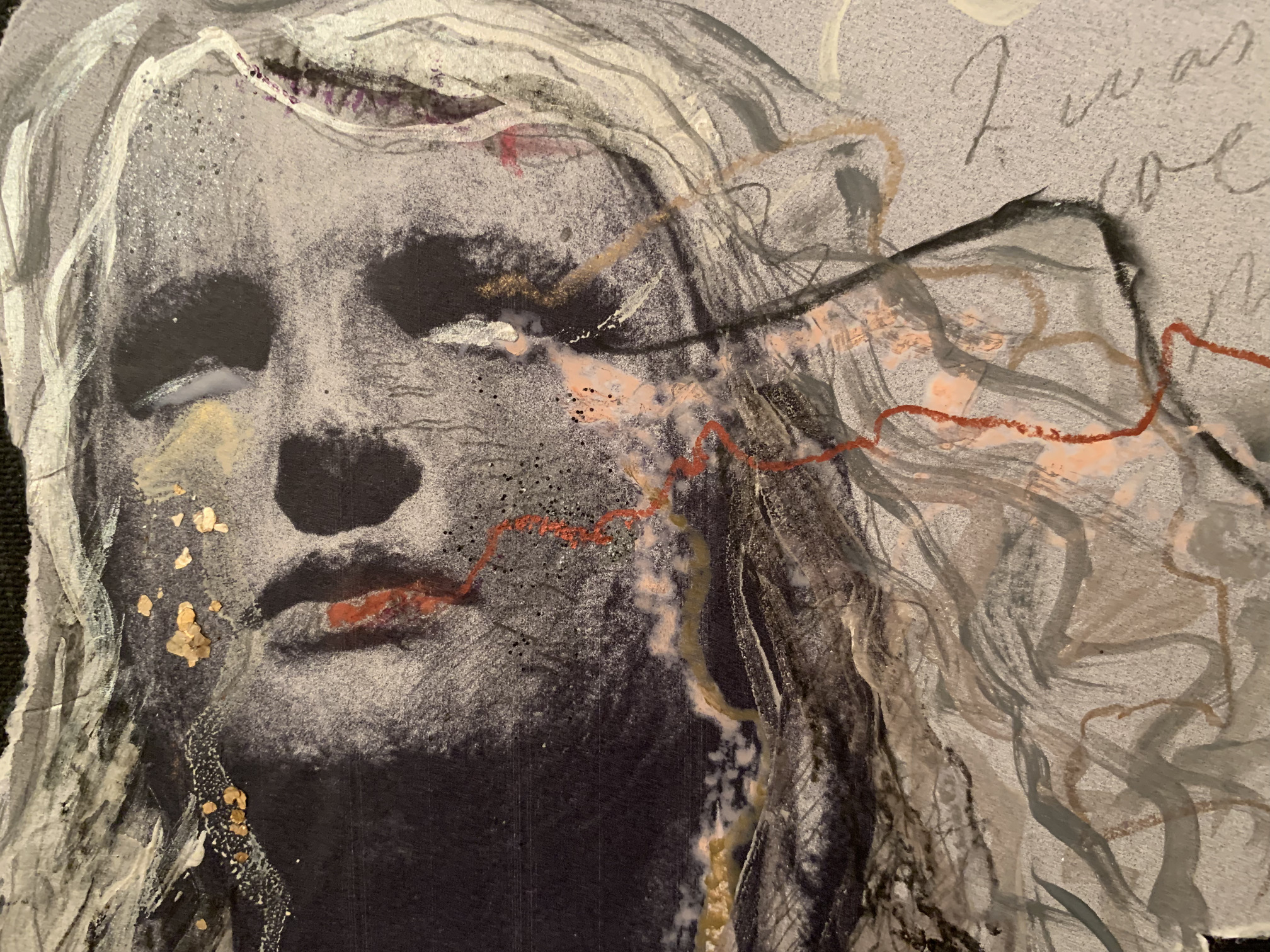 Mixed media painting by Doris Kloster